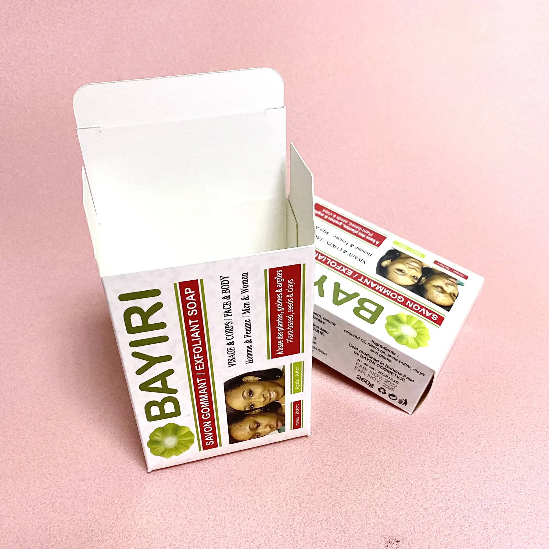 कस्टम डिजाइन मुद्रण के साथ साबुन बॉक्स छोटे उत्पाद शिपिंग बक्से लोगो साबुन बक्से पैकेजिंग मुद्रण