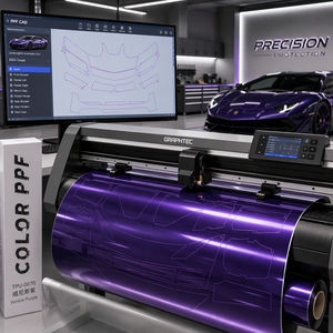 Film de protection de peinture TPU métallisé violet Venise pour supercar, 190 microns, aliphatique, faible adhérence initiale, <span class=keywords><strong>prix</strong></span> usine - Product Image 3