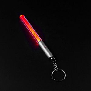 Acrylic <b>Mini</b> <b>LED</b> <b>Light</b> Saber Keychain Glow Stick for Party Decoration Promotional Carabiner & Keychain - Product Image 3
