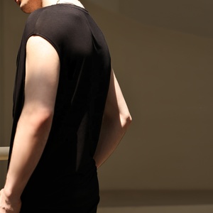 <span class=keywords><strong>T</strong></span>-shirt da uomo con scollo a <span class=keywords><strong>T</strong></span>-shirt traspirante allentata da uomo - Product Image 5