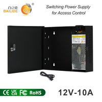 Alimentation électrique pour contrôle d'accès BLD-12V-10A-120W, contrôleur multi-portes, système de châssis pour système de contrôle d'accès