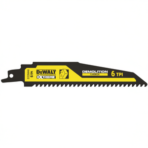 Hoja de sierra recíproca DeWalt de 6 TPI de carburo para demolición - Product Image 2