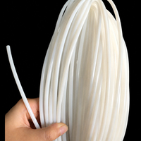 Vente d'usine : Tube en PTFE pur, blanc translucide, tube lisse en téflon, résistant aux hautes températures, pour tuyaux hydrauliques, gaz et huile