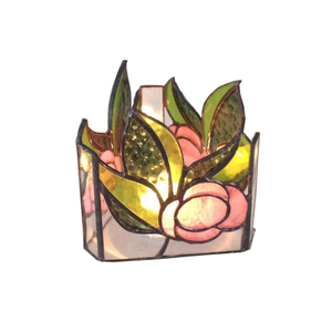 Thiết Kế Trừu Tượng Kính Màu Giữ Nến Treo Thủ Công Kính Màu Tác Phẩm Nghệ Thuật - Product Image 1