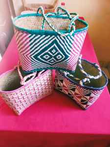 Bolsa de Arroz Rectangular Ecológica con Estilo Urbano Simple, Asas de Rafia para Uso Diario, Natural, al por Mayor - Product Image 4