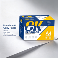 Papier copie blanc format Lettre, rame de 500 feuilles, 92/96 brillant, 80 g/m², papier multi-usages pour imprimante, pour bureau, école, maison