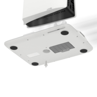 Honcam PS5 Slim 2023 PS 5 Slim PS5 Slim Ladestation Leise Lüfter Stilvolle Beleuchtung für Sony PS5 Playstation 5 Slim