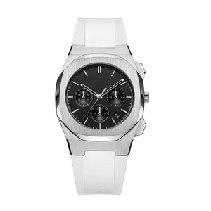 VDEAR fashion luxury custom chronograph watches dial men wrist brand acciaio inossidabile