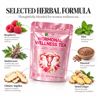 Thé pour le bien-être hormonal OEM ODM, marque privée, thé aux herbes pour femmes, formule personnalisée, sachets de thé, fabricant direct d'usine, vente en gros