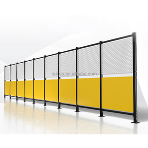 Filet d'isolement d'atelier en gros clôture de protection d'entrepôt logistique tri ceinture d'isolement jaune clôture de filet de stockage mobile - Product Image 1