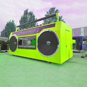 <b>Radio</b> Container Trailer Movable Kiosk Scenic Spot Space Capsule Micro-Dormitory <b>Small</b> House B & B - Product Image 2