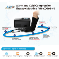 Nouvel équipement professionnel de cryothérapie, machine de compression froide sans glace, système de thérapie chaude et cryothérapie avec écran LCD pour soulager les douleurs aux jambes