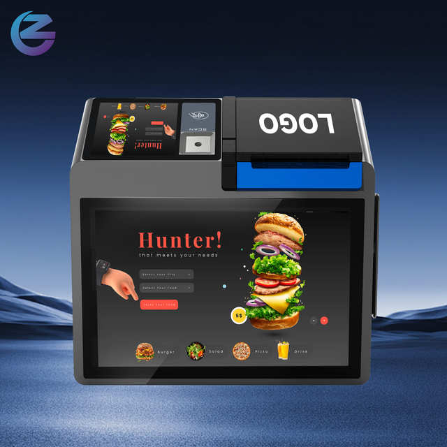 Compact Z100 POS System with 1700mAh Battery and 80mm Thermal Printer for Efficient Retail Checkout