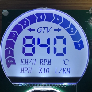 Nhà máy tùy chỉnh TN tích cực kỹ thuật số Biển <span class=keywords><strong>7</strong></span> đoạn màn hình <span class=keywords><strong>LCD</strong></span> với 6 chữ số 16 pin và biểu tượng <span class=keywords><strong>LCD</strong></span> hiển thị cho xe máy - Product Image 6