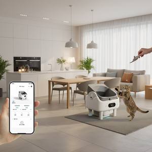 Caja de arena automática para gatos de fábrica, caja de arena para gatos grandes - Product Image 1