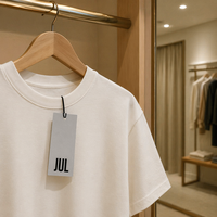 Etiquetas de Papel con Código de Barras Resistentes al Agua con Logotipo Personalizado, Etiquetas con Cordones para Ropa, Marcado de Marca de Ropa, Accesorios de Decoración de Prendas