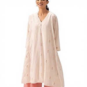 Sari en Georgette de Rayonne Entièrement Brodé avec Paillettes et Broderie en Filet, Style Moderne, Longueur Ras du Sol, Extensible, pour Femme, Idéal pour les Fêtes - Product Image 3