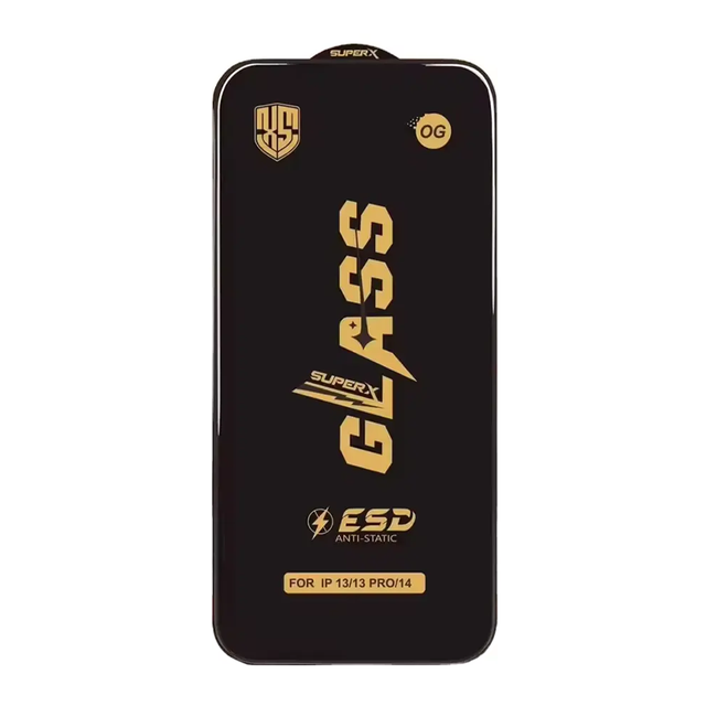 High Quality OG ESD Super Tempered Glass HD Screen Protector Film for iPhone 16 15 Pro Max 14 Plus 13 Mini 12 11 XS XR X 8 7 SE