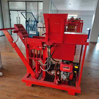 Fabricant automatique de briques en argile hydraulique, alimenté par l'électricité ou le diesel, pour briques autobloquantes/pavés/briques creuses