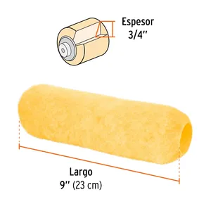 Truper industriale di grado 9 'X 3/4' rullo peluche professionale pittura artigianale per la casa pittura per superfici ruvide in poliestere - Product Image 3