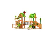 Aire de jeux extérieure pour enfants en acier et métal de haute qualité, personnalisable, pour les écoles et les communautés, avec une capacité de 5 enfants
