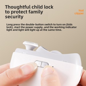 Wholesale <b>Smart</b> <b>Home</b> Products Modern Nail Polisher & Anti-Pinch Automatic Cutter Multi-Function File for Kids Adults - Product Image 4