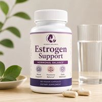 Supplément d'équilibre des œstrogènes pour hommes et femmes DIM pour l'équilibre hormonal Soulagement de l'acné et humeur saine Petites capsules faciles à avaler