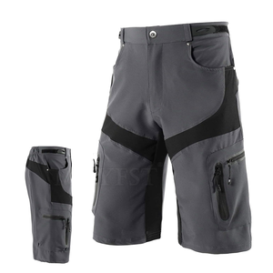 <span class=keywords><strong>Pantaloncini</strong></span> <span class=keywords><strong>MTB</strong></span> Personalizzati per Uomo, in Misto Cotone, Asciugatura Rapida, Traspiranti, con Elastico in Vita, Design con Logo Personalizzato - Product Image 1
