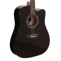 Guitare acoustique Dreadnought en tilleul 41'' – Pack complet pour étudiant – Ensemble de guitare folk pour la pratique – Vente en gros
