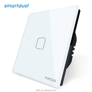 Broadlink — boîtier Smart tv EU, 10A, 1 Gang, 2 voies, simple ligne Live, interrupteur tactile, pour maison connectée