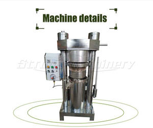 Máquina de prensa de aceite de fruta de Palma Industrial de alta calidad, extractor de aceite de prensa en frío hidráulico de sésamo combinado de cacahuete automático - Product Image 4