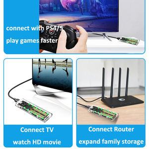 Gran oferta M.<span class=keywords><strong>2</strong></span> SSD <span class=keywords><strong>Box</strong></span> USB3.1 Gen <span class=keywords><strong>2</strong></span> carcasa de disco duro unidad de estado sólido carcasa externa para NVME NGFF - Product Image 4