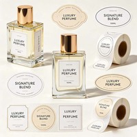 Étiquettes adhésives personnalisées pour parfums et cosmétiques, impression de logo de marque privée, emballage sur mesure, rouleaux d'autocollants professionnels