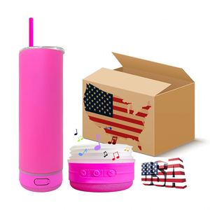 Gobelet isotherme coloré de 20 oz avec haut-parleur intelligent sans fil pour sublimation - Product Image 3