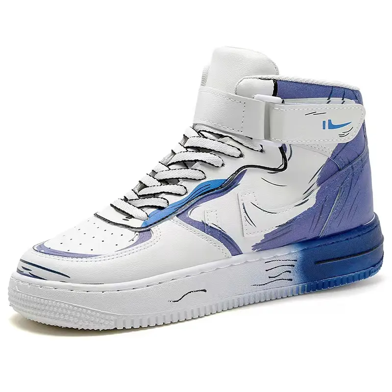 2021 autumn and winter new high-top shoes men's Korean version of the trend of student board shoes sports shoes