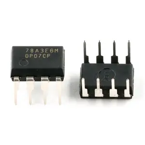 OP07CP operational amplifier low input bias voltage offset in line