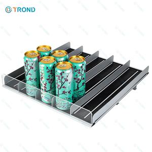 Система управления полками для супермаркетов, кулер для напитков, Гравитационный подающий ролик, направляющие стеллажи, роликовый лоток для удобного напитка - Product Image 3