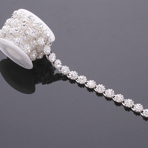 Elegante laranja Sparkles strass latão correia de corrente ecológica para mulheres - Product Image 6