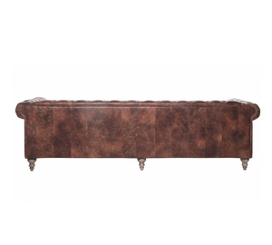 Hot <b>Sale</b> Genuine Leather Luxury <b>Chesterfield</b> <b>Sofa</b> Living Room Furniture Single Double Triple Seater Premium Button Tufted <b>Sofa</b> - Product Image 5
