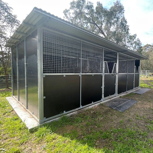 Cung Cấp Tùy Chỉnh Hộp Ngựa Ổn Định Gian Hàng Thép Không Gỉ Mái Nhà Chuồng Hàng Rào Với Mái Ngoài Trời Di Động Quầy Hàng Bảng Điều Khiển Cho Trang Trại - Product Image 6