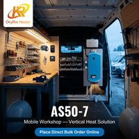 OkyRie AS50-7 5KW Reiner Diesel-Luftstandheizer mit Aluminiumgehäuse 12V 24V für Yacht, Wohnmobil und Offroad-Fahrzeuge