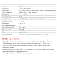 Indicador de Control de Lotes de Alta Velocidad HY-CD711B, Controlador de Sensor de Fuerza con Muestreo de 1280Hz para Automatización Industrial