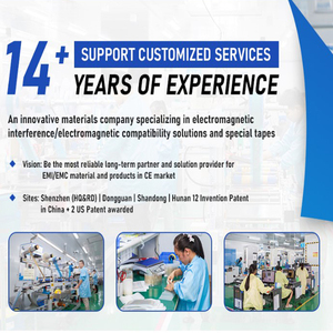 Schermatura professionale ESD guarnizione conduttiva in schiuma di spugna con supporto adesivo per protezione EMI RFI Die Cut Custom - Product Image 5