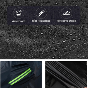 Housse de protection pour <span class=keywords><strong>Jeep</strong></span> <span class=keywords><strong>Wrangler</strong></span> 4 portes 1987-2026, protection contre le soleil, <span class=keywords><strong>la</strong></span> pluie, le vent, <span class=keywords><strong>la</strong></span> neige, <span class=keywords><strong>la</strong></span> poussière, avec fermeture éclair sur <span class=keywords><strong>la</strong></span> porte du conducteur, noire - Product Image 4