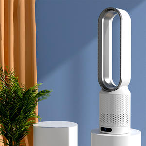 Mini Purificador de Aire Inteligente sin Aspas para Escritorio, Ventilador 2 en 1 con Circulación de Viento Natural, de Plástico para Mesa - Product Image 1