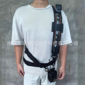 Sangle d'épaule tactique avec support pour talkie-walkie, harnais de sauvetage multifonctionnel pour l'extérieur, ceinture de patrouille pour la lutte contre les incendies, NbW - Product Image 4