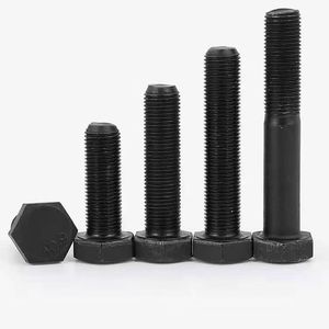 Đen Hex vít bu lông M10 ốc vít M12 M13 hình lục giác bu lông 18x80mm 8.8 Hex đầu bu lông - Product Image 1