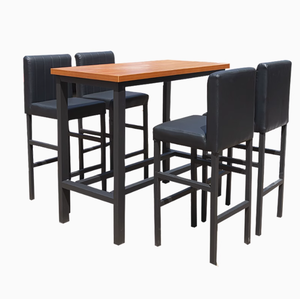 <span class=keywords><strong>Tabouret</strong></span> De Bar Haut De Style Industriel Moderne Chaise Table Ensemble Mobilier De Restaurant pour Salon <span class=keywords><strong>Tabouret</strong></span> De Bar Ensemble De Chaises - Product Image 1
