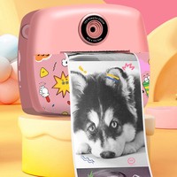 Cámara de Impresión Instantánea para Niños, Mini Cámara de Juguete con Impresión Térmica Portátil, Cámara de Video HD 1080P, Cámara para Selfies, Regalo para Niños