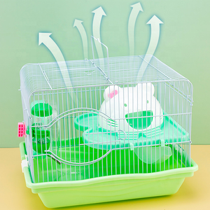 Toptan sevimli kedi kafası ev seyahat taşınabilir Hamster çift katmanlı kafes su ısıtıcısı ile - Product Image 2
